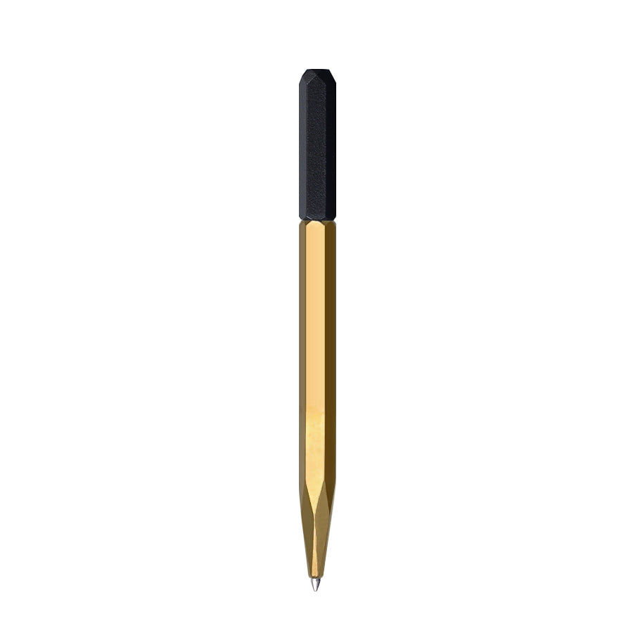 KRAMA | TWIST BALLPOINT PEN - BRASS / BLACK